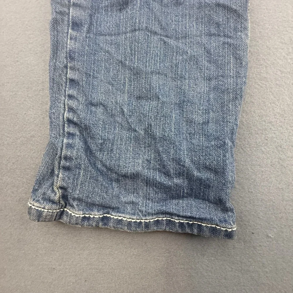 Cody James Jeans Mens 30x30 Blue Western Straight Leg Heavy Stitch Denim